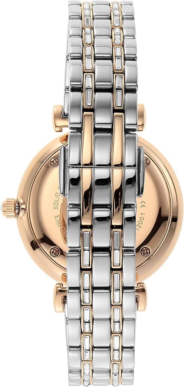 Emporio Armani Elegant Two-Tone Crystal Pave Watch - Image 2