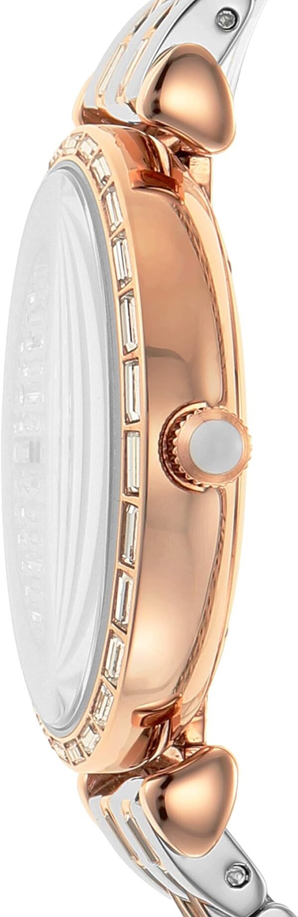 Emporio Armani Elegant Two-Tone Crystal Pave Watch - Image 3