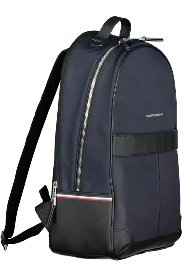 Tommy Hilfiger Blue Polyester Men Backpack - Image 3