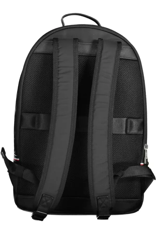 Tommy Hilfiger Black Polyester Men Backpack - Image 2