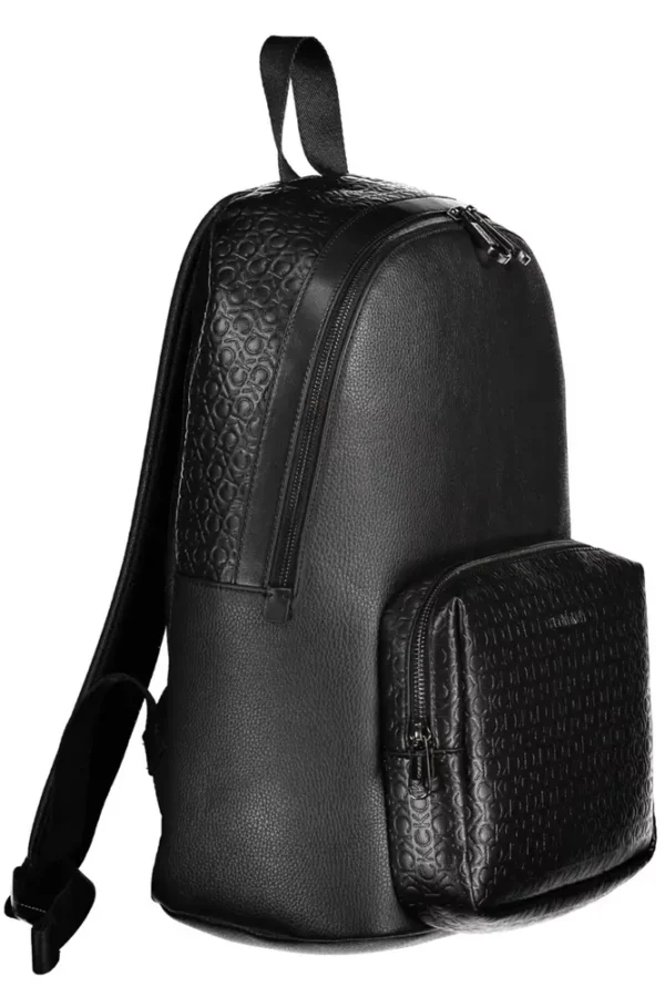 Calvin Klein Black Polyester Men Backpack - Image 3