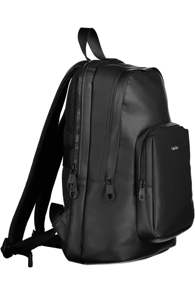 Calvin Klein Black Polyester Men Backpack - Image 3