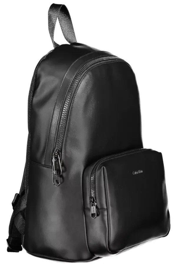 Calvin Klein Black Polyester Men Backpack - Image 3