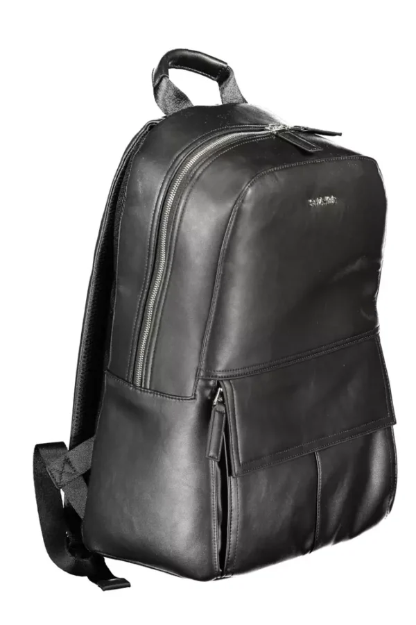 Calvin Klein Black Polyester Men Backpack - Image 3