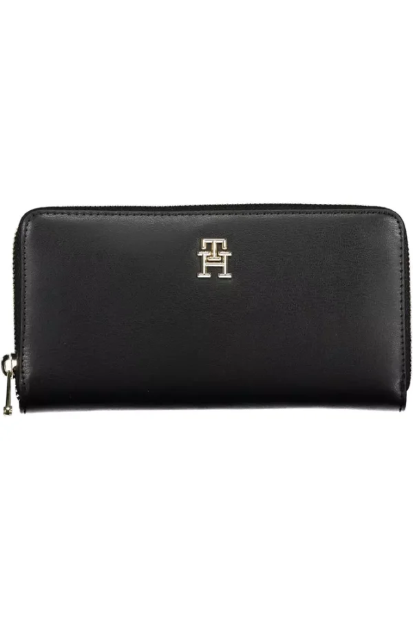 Tommy Hilfiger Black Polyethylene Women Wallet