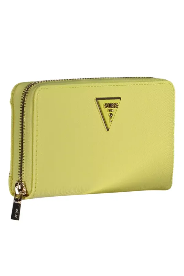 Guess Jeans Yellow Polyethylene Women Wallet - Image 3