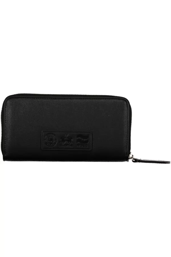 La Martina Black Polyethylene Women Wallet - Image 2