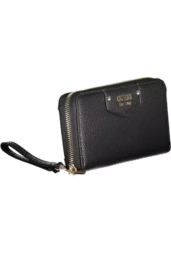 Guess Jeans Black Polyethylene Women Wallet - Image 3