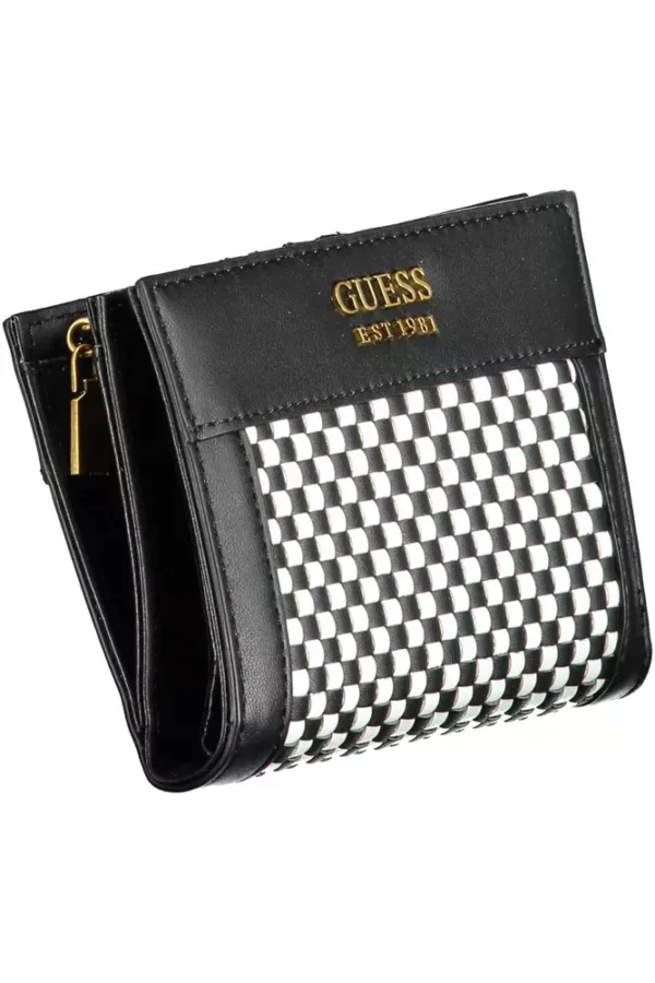 Guess Jeans Black Polyethylene Women Wallet - Image 3