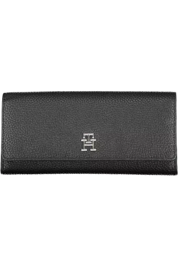 Tommy Hilfiger Black Polyethylene Women Wallet