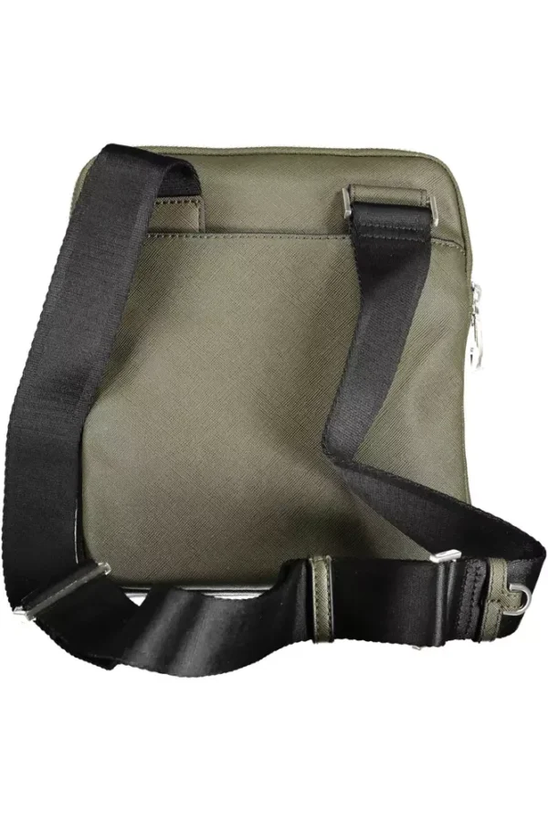 Guess Jeans Green Polyamide Men Shoulder Bag - Image 2