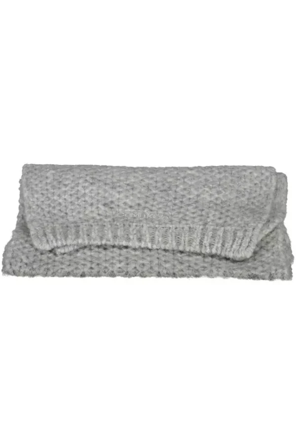 Calvin Klein Gray Alpaca Women Scarf - Image 2