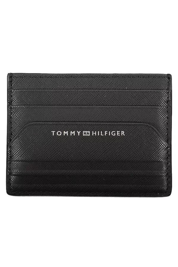 Tommy Hilfiger Black Leather Men Wallet