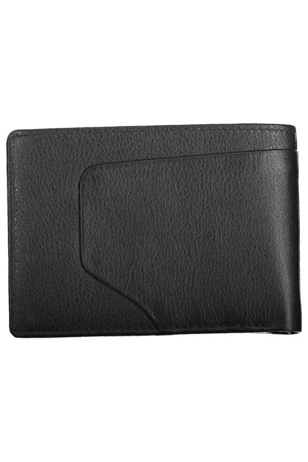 Piquadro Black Leather Mens Wallet - Image 2