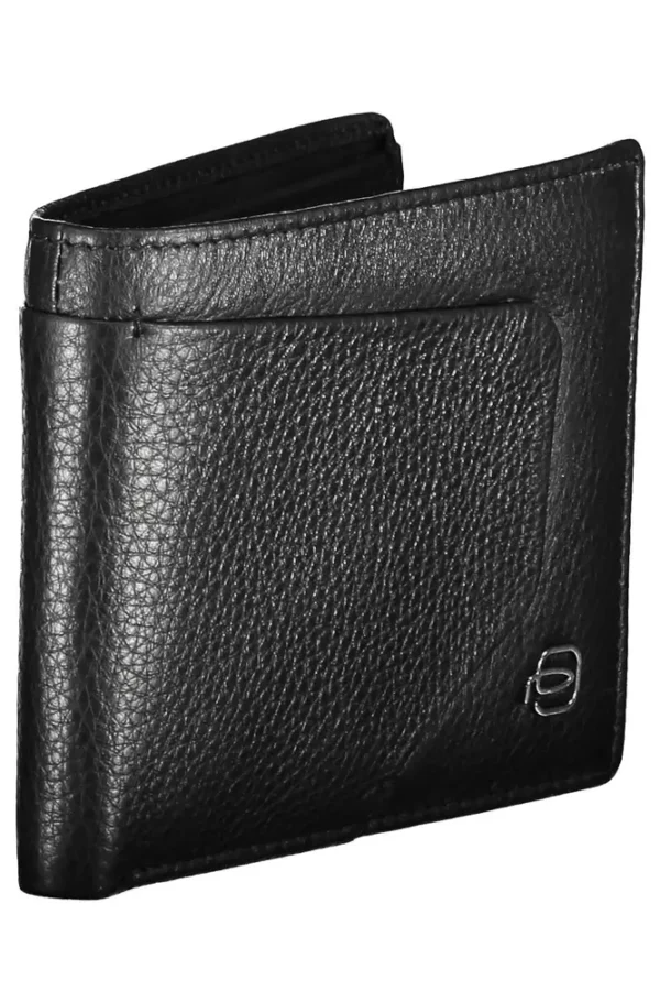 Piquadro Black Leather Men Wallet - Image 3
