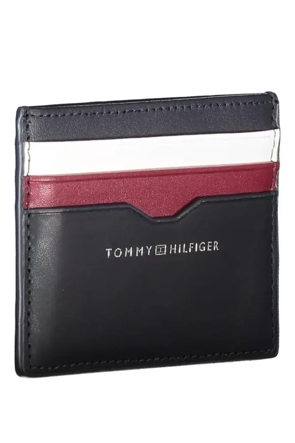 Tommy Hilfiger Blue Leather Men Wallet - Image 3