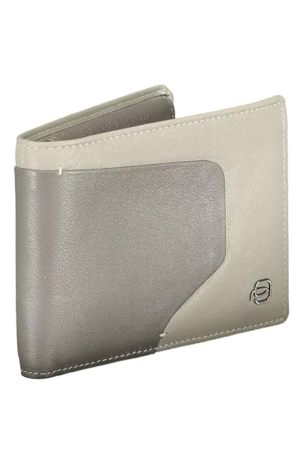 Piquadro Sleek Bi-Fold Leather Wallet with RFID Block - Image 3
