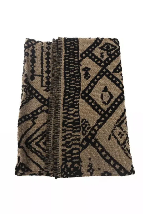 Alpha Studio Brown Acetate Women Scarf - Image 5