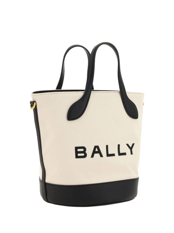Bally Elegant Monogram Bucket Bag in Black & White - Image 2