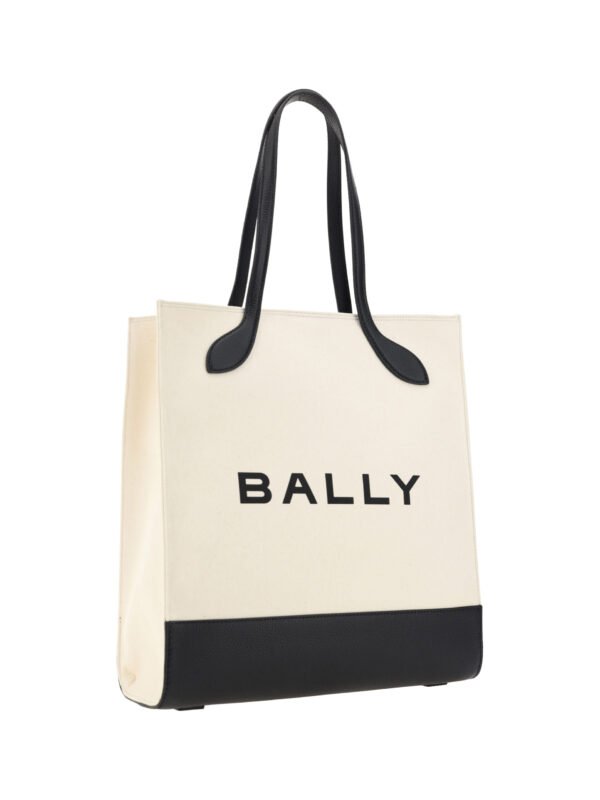 Bally Chic Monochrome Leather Tote Bag - Image 2