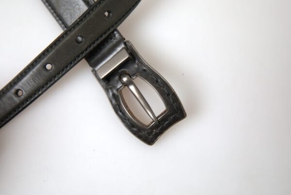 Ermanno Scervino Exquisite Italian Leather Belt with Metal Buckle - Image 3