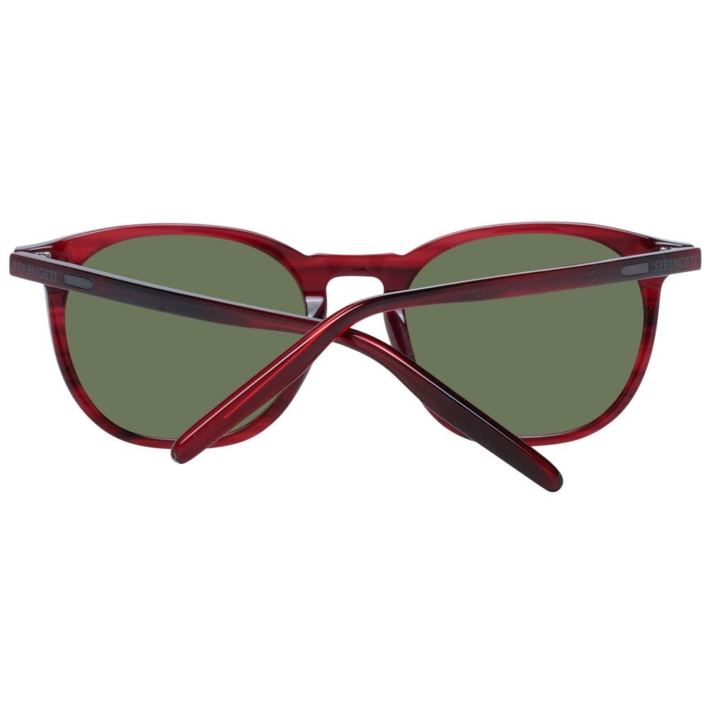 Serengeti Red Unisex Sunglasses - Image 3