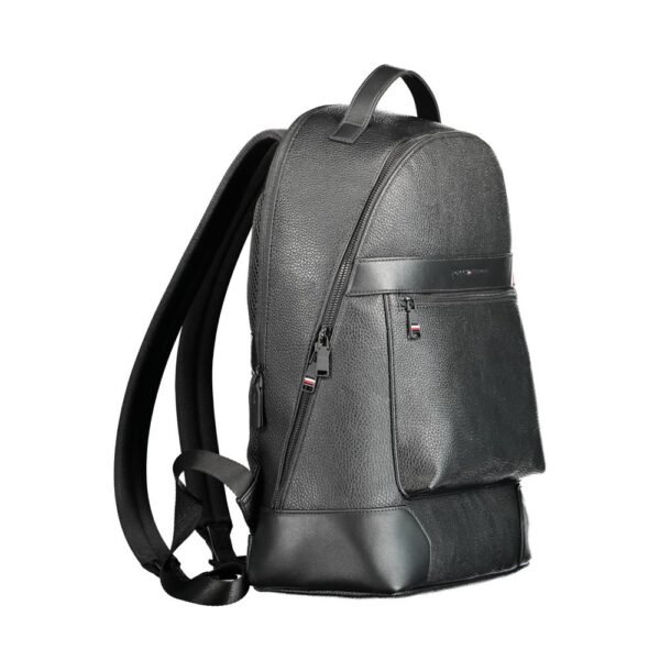 Tommy Hilfiger Black Polyethylene Men Backpack - Image 3
