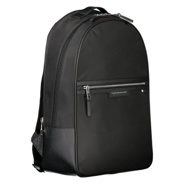 Tommy Hilfiger Black Polyester Men Backpack - Image 3