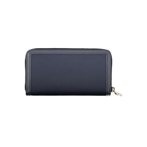 Tommy Hilfiger Chic Sustainable Blue Wallet with Secure Zip - Image 2