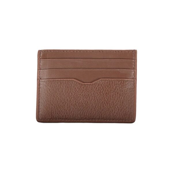 Tommy Hilfiger Sleek Leather Card Holder with Contrast Detailing - Image 2