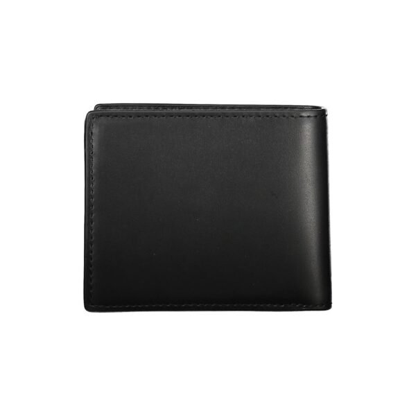 Tommy Hilfiger Elegant Black Leather Bifold Men's Wallet - Image 2