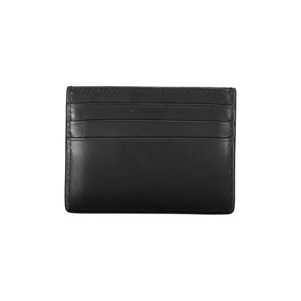 Tommy Hilfiger Chic Black Leather Card Holder with Contrast Detailing - Image 2