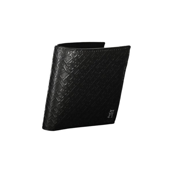 Tommy Hilfiger Elegant Black Leather Wallet with Multi-Compartments - Image 3