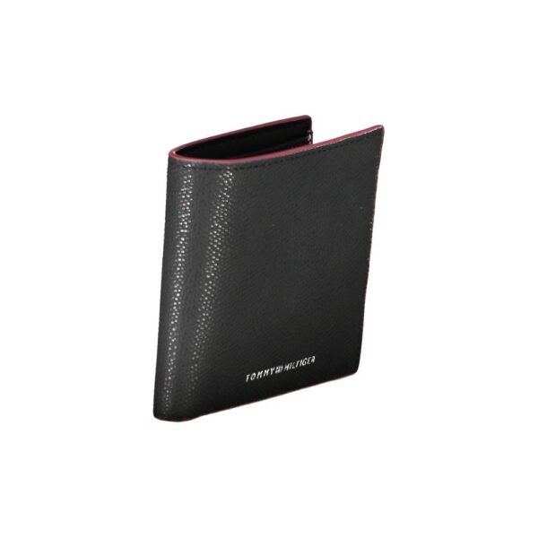 Tommy Hilfiger Elegant Black Leather Wallet - Image 3