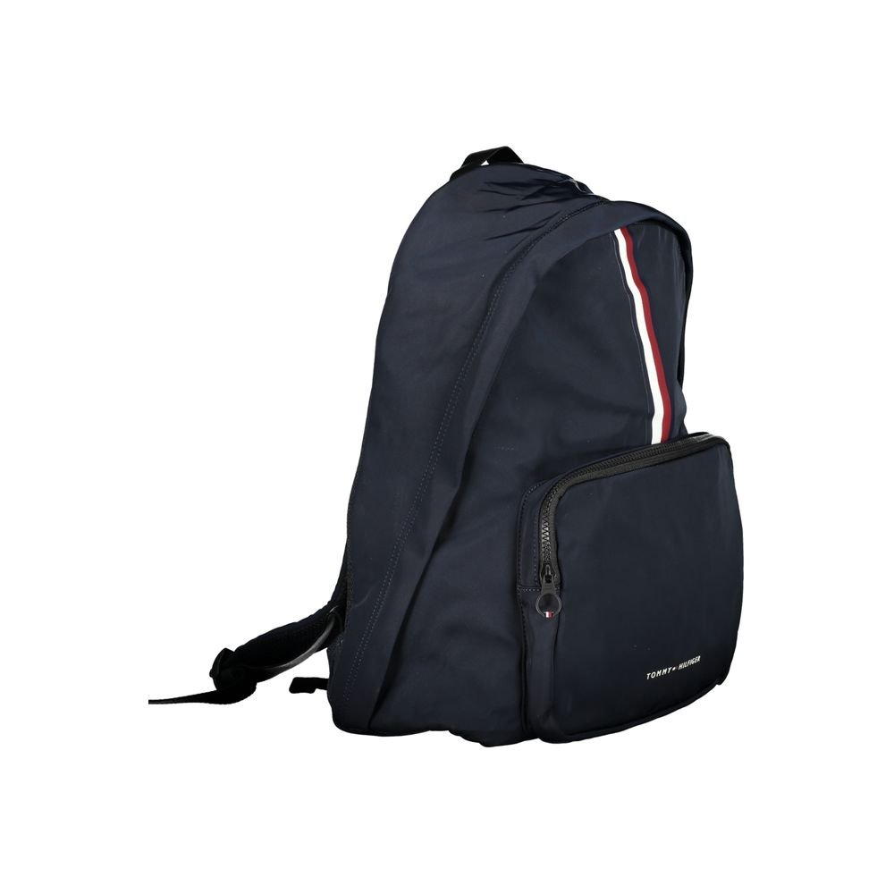 Tommy Hilfiger Sleek Blue Backpack with Laptop Holder - Image 3