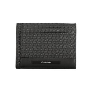 Calvin Klein Elegant Leather Card Holder with Contrasting Details
