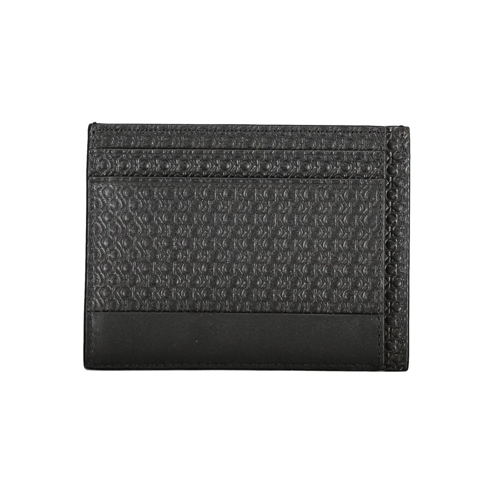 Calvin Klein Elegant Leather Card Holder with Contrasting Details - Image 2