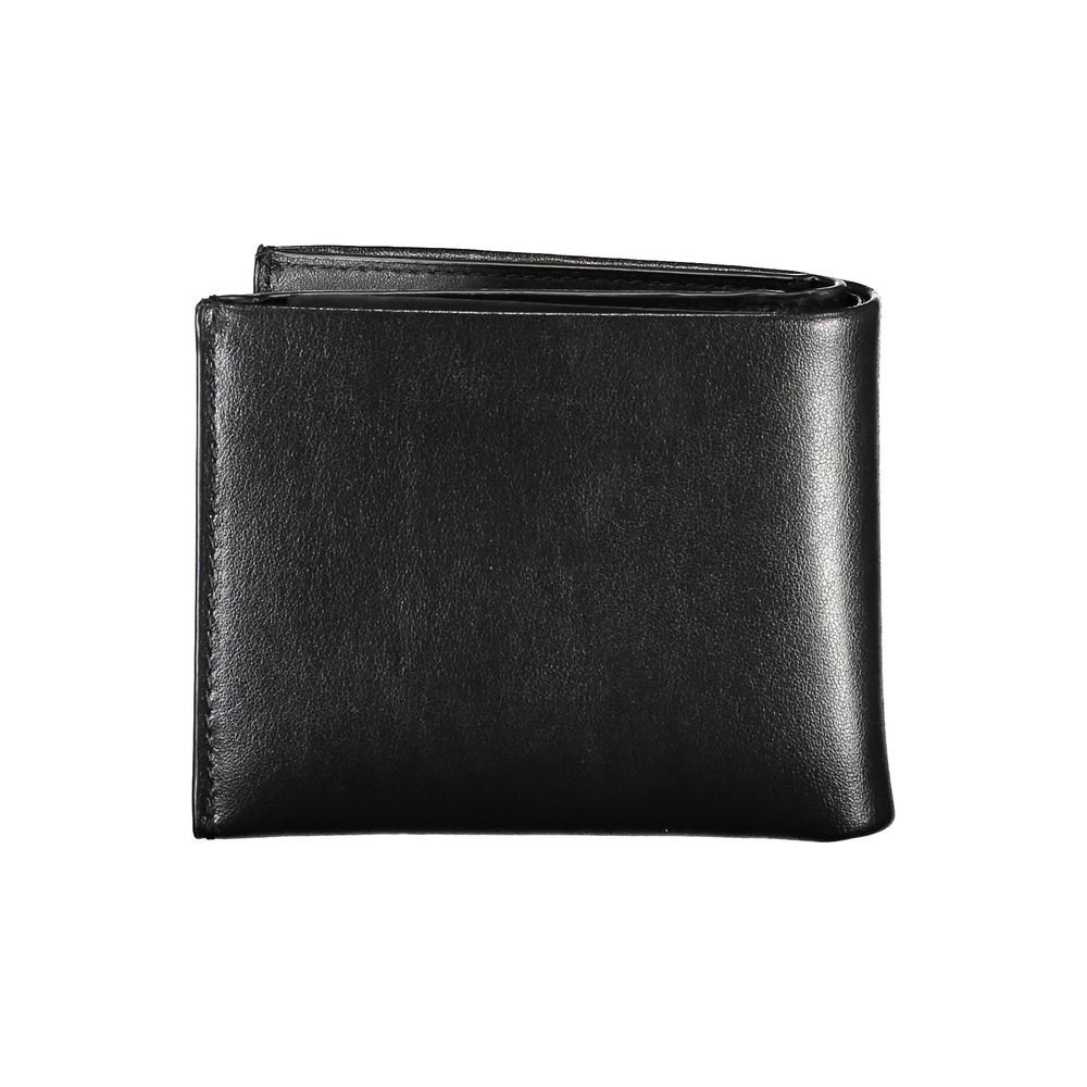 Calvin Klein Elegant Black Leather Dual-Compartment Wallet - Image 2