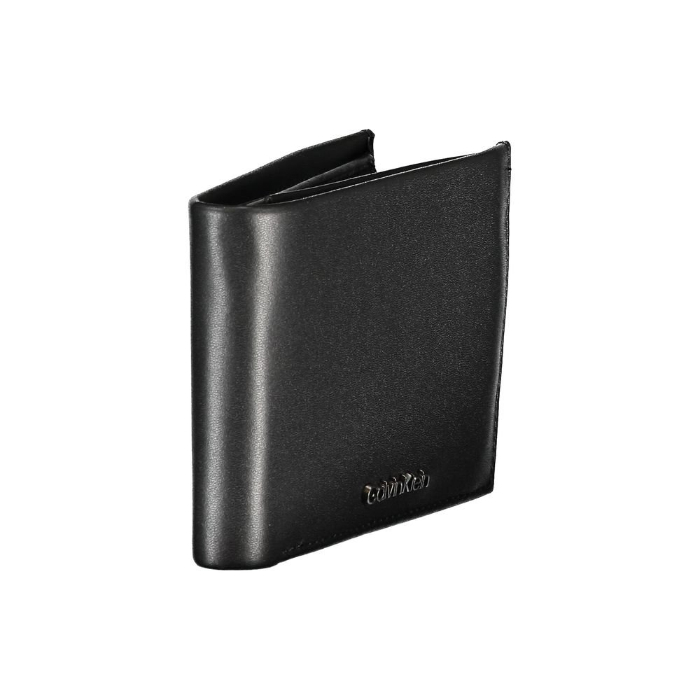 Calvin Klein Sleek Black Leather Wallet for Men - Image 3