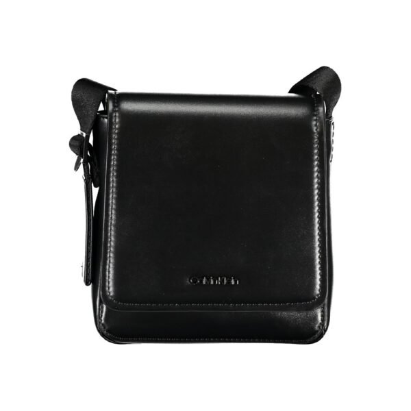 Calvin Klein Sleek Black Shoulder Bag with Logo Detail - Image 3
