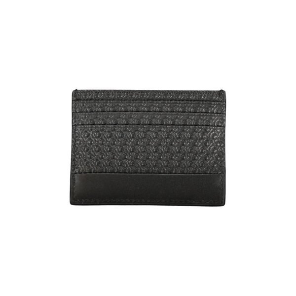 Calvin Klein Sleek Black Contrast Card Holder - Image 2