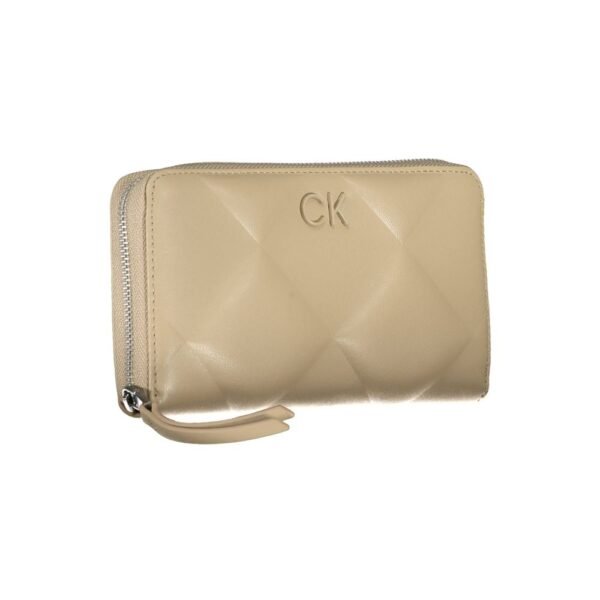 Calvin Klein Elegant Beige Multi-Compartment RFID Wallet - Image 3