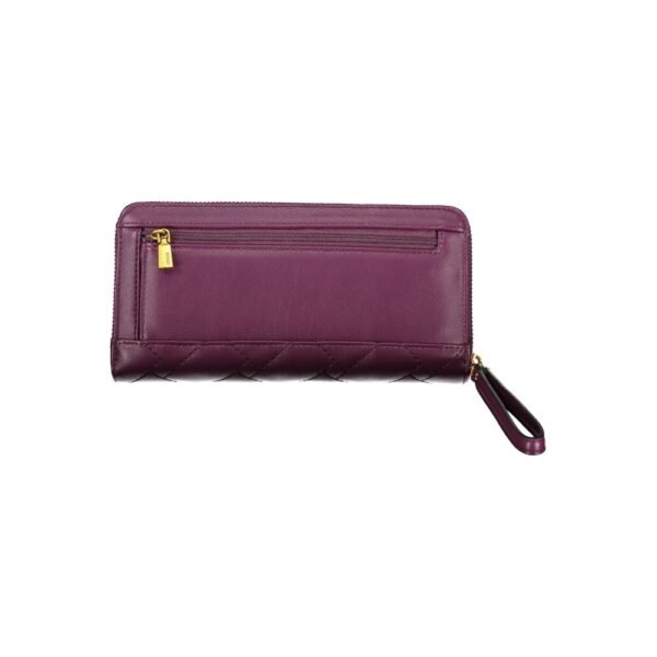 Guess Jeans Elegant Purple Zip Wallet with Multiple Compartments - Image 2