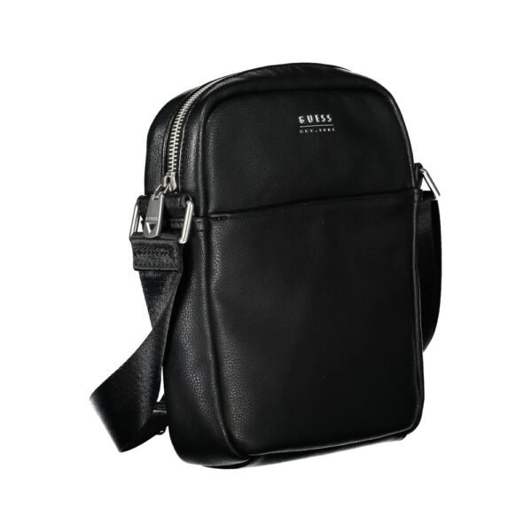 Guess Jeans Sleek Black Polyethylene Shoulder Bag - Image 3