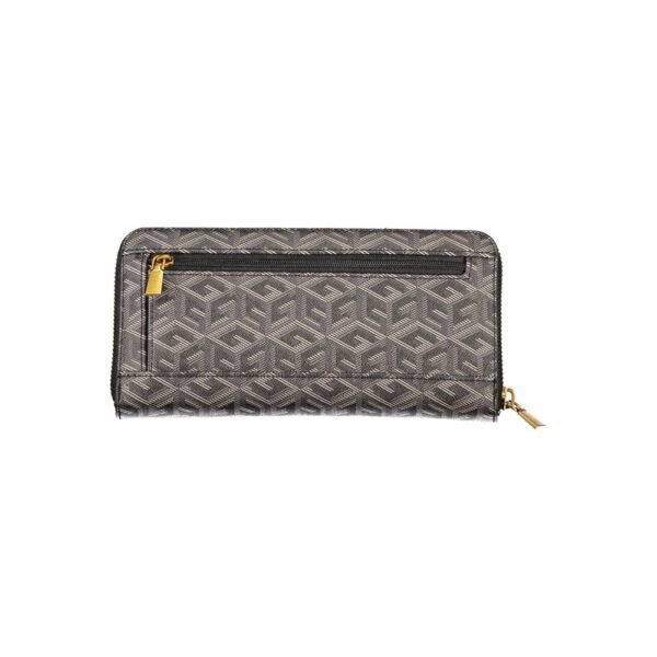 Guess Jeans Elegant Black Polyethylene Wallet with Multiple Compartments - Image 3