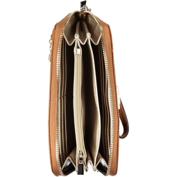 Guess Jeans Chic Brown Polyethylene Wallet with Coin Purse - Image 2