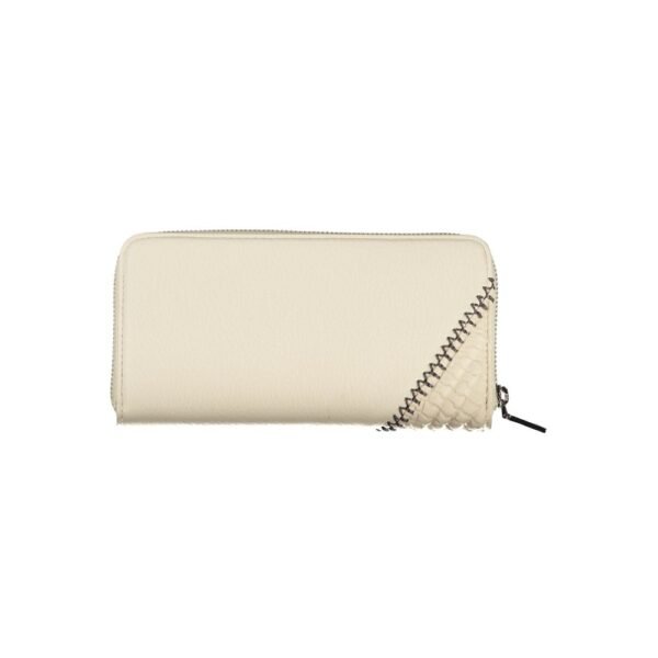 Desigual Beige Chic Wallet with Contrasting Accents - Image 2