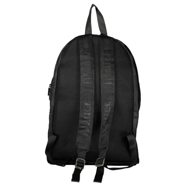Blauer Sleek Urban Black Backpack with Laptop Sleeve - Image 2