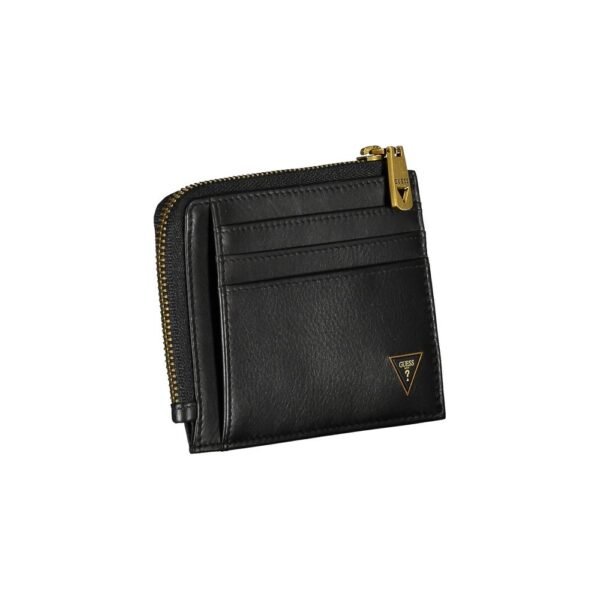 Guess Jeans Sleek Black Leather Wallet with RFID Block - Image 3