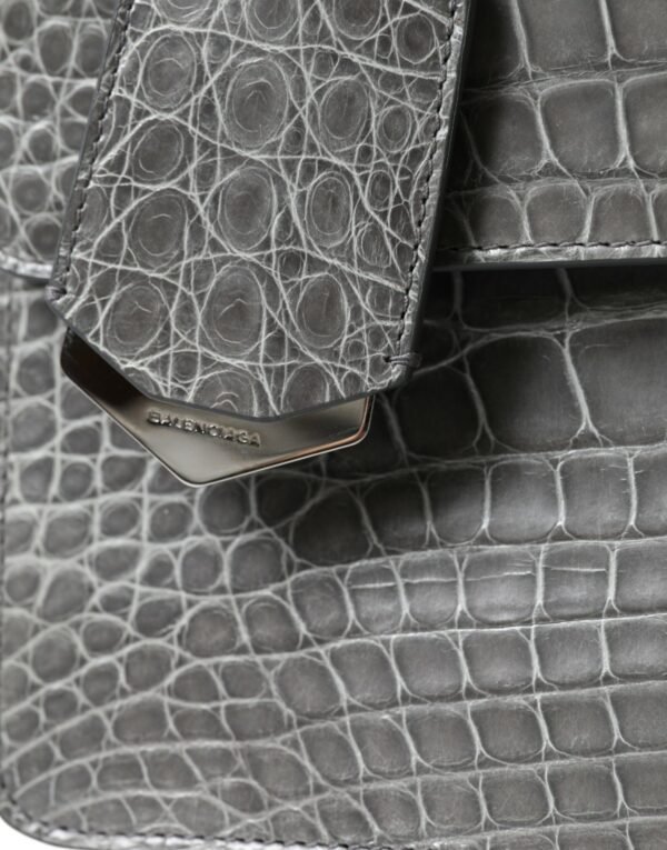 Balenciaga Alligator Leather Medium Shoulder Bag - Image 6